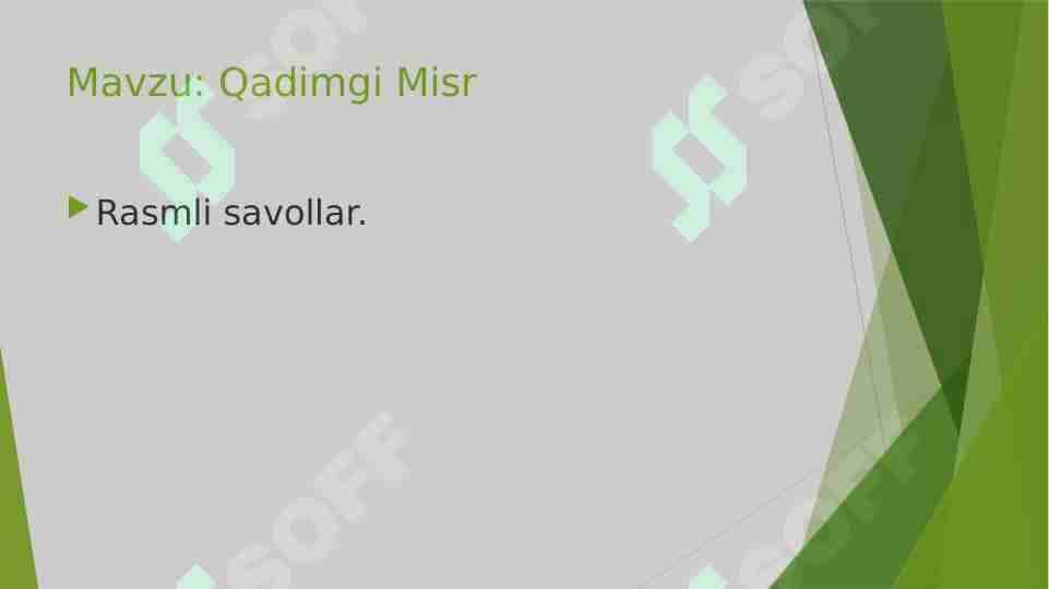 Qadimgi Misr