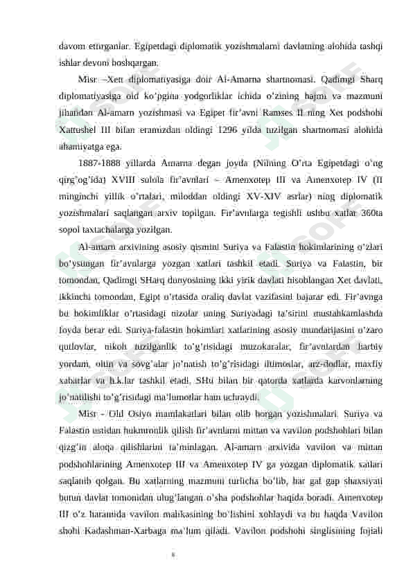 Qadimgi Sharq diplomatiyasi 4