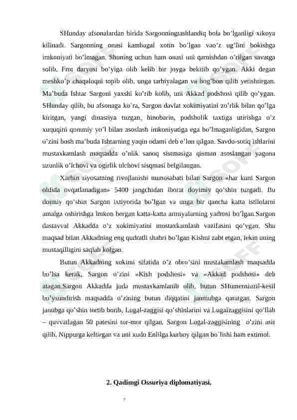 Qadimgi Sharq diplomatiyasi 7
