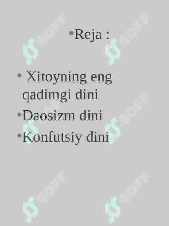 Qadimgi Xitoy dinlari 2