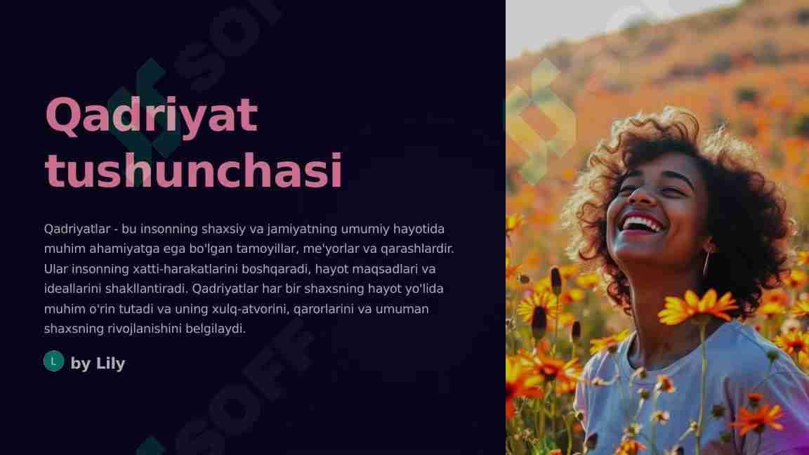 Qadriyat-tushunchasi