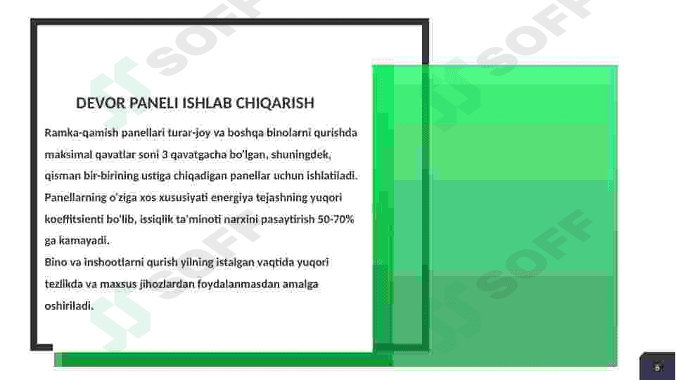 Qamishli plitalarni qurilishda qo’llash 8