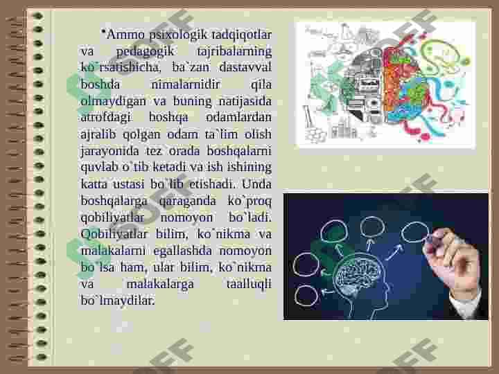 Qobiliyat haqida tushuncha 4