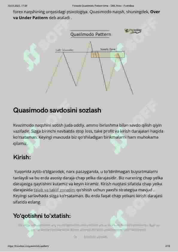 Quasimodo patterni qanday?.Treyding. 4
