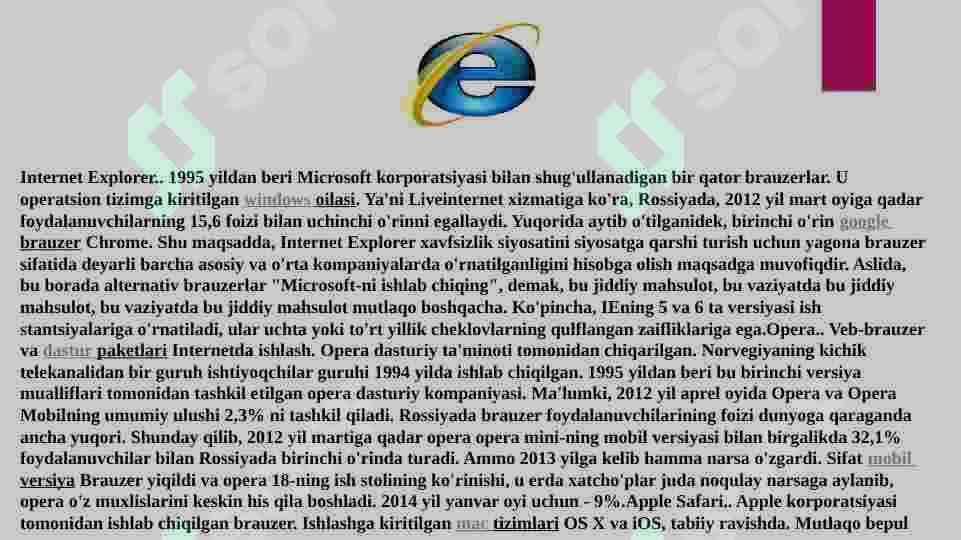 Internet Brouzerlari 7