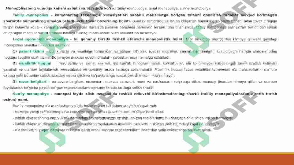 Raqobat va Monopoliya 8