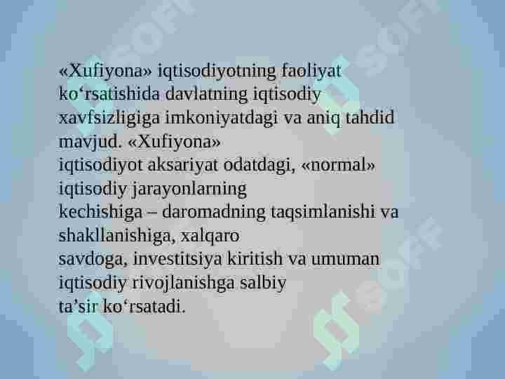 XUFYONA IQTISODIYOT 5