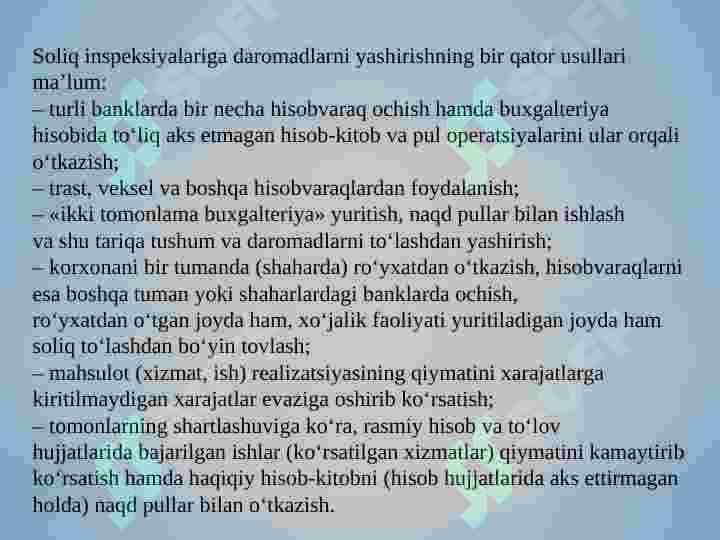 XUFYONA IQTISODIYOT 8
