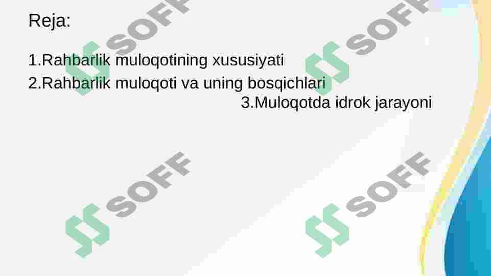 Rahbarlik muloqoti 2