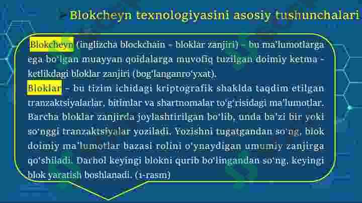 Raqamli iqtisodiyotda blokcheyn va kriptovalyuta texnologiyalari 3