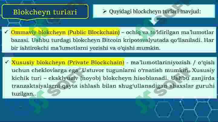 Raqamli iqtisodiyotda blokcheyn va kriptovalyuta texnologiyalari 8