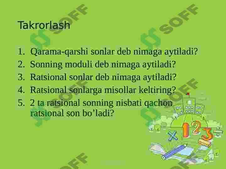 ratsional sonlar 2