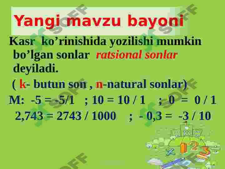 ratsional sonlar 3