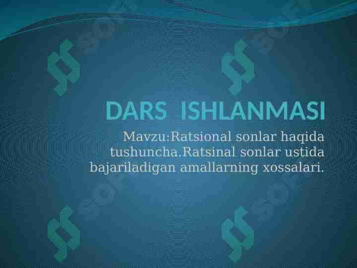 Ratsional sonlar