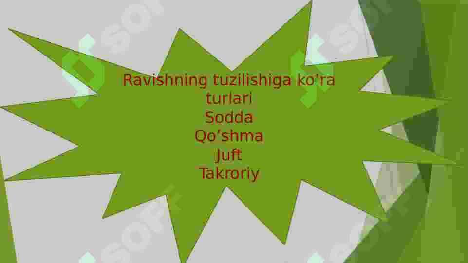 Ravish so'z turkumi 8