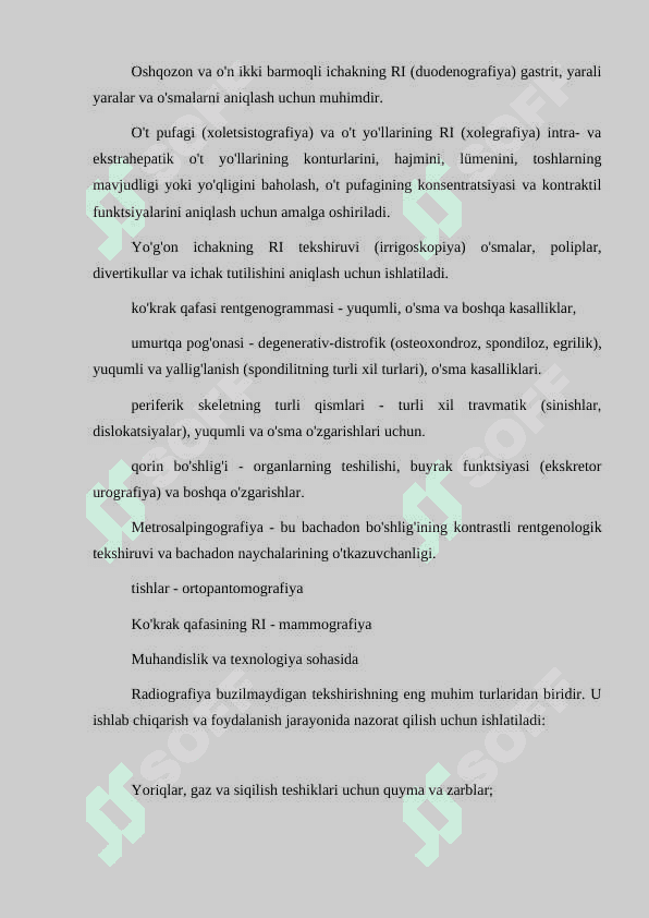 Rentgen diagnostikasi 3