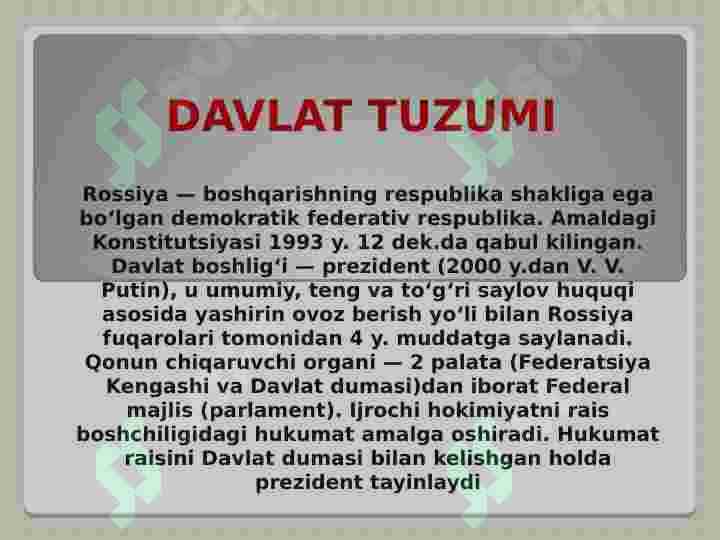 Rossiya iqtisodiyoti 6