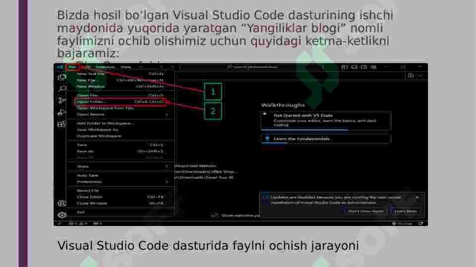 YANGILIKLAR BLOGI WEB-SAYTINI YARATISH 6