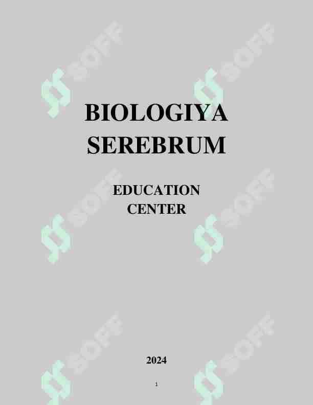 Biologiyadan masalalar kitobi