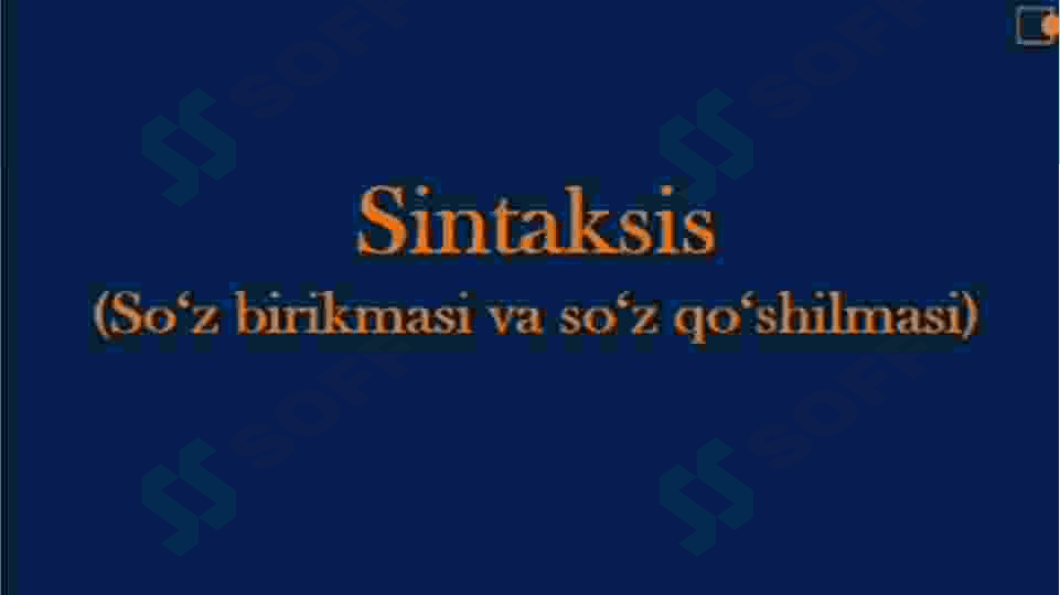 Sintaksis 3