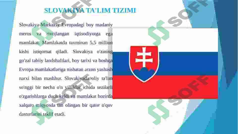 SLOVAKIYA TA'LIM TIZIMI 2