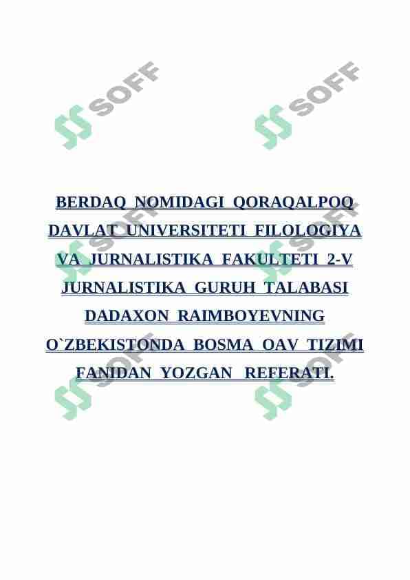 SPORT  nashrlari 1