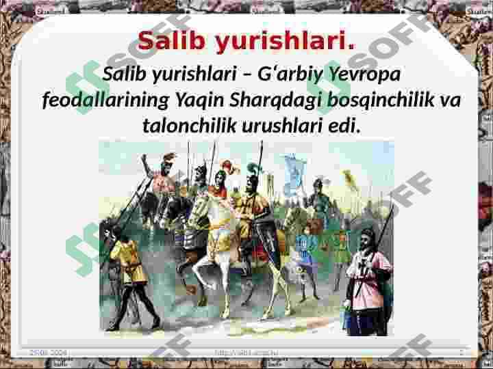 Salib yurishlari | 7-sinf Jahon tarixi darsligi asosida 19-mavzu 2