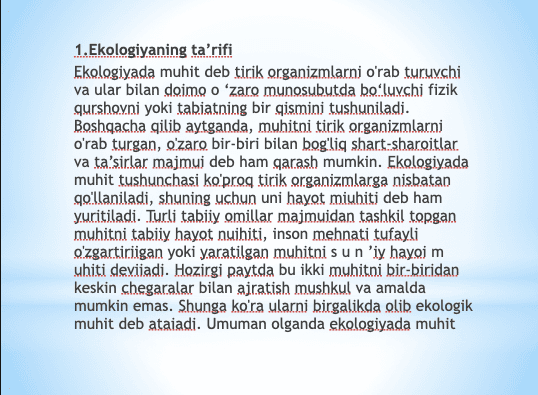 Ekologiya va Demografiya Kitobi 2