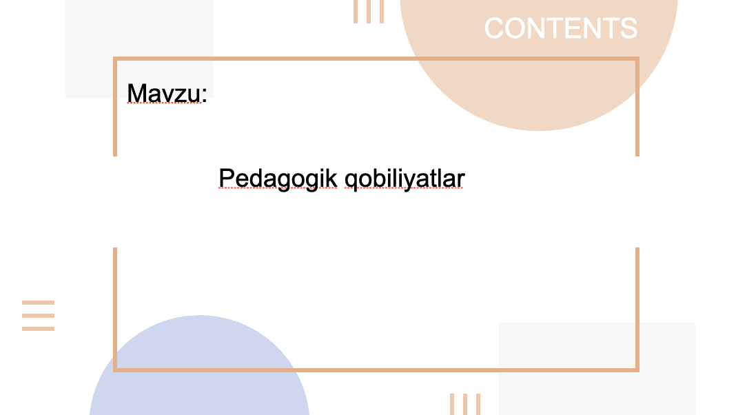 Pedagogik qobiliyatlar 2
