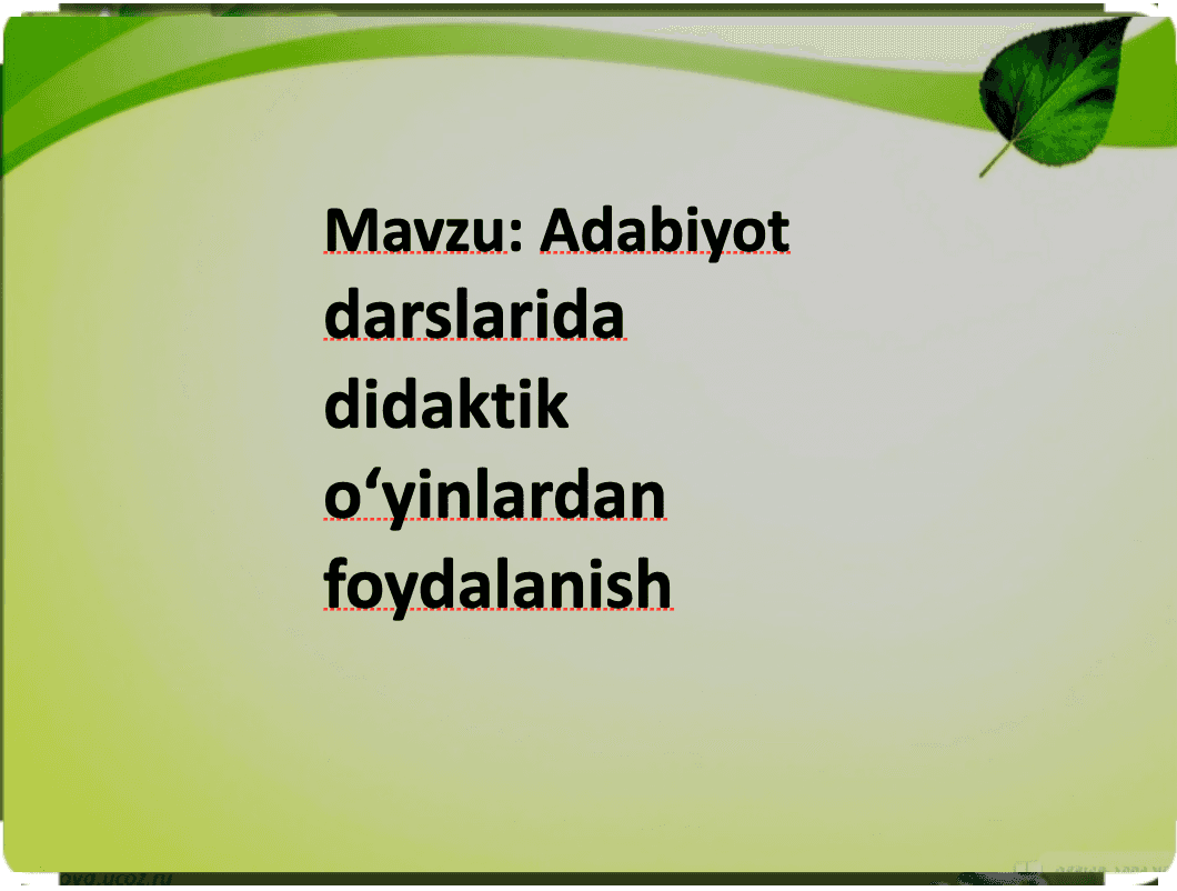 Oʻzbek til va adabiyoti 2