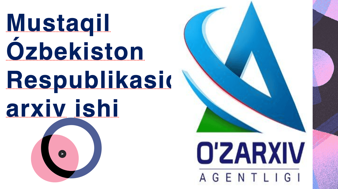 O'zbekiston Respublikasida arxiv ishi 1