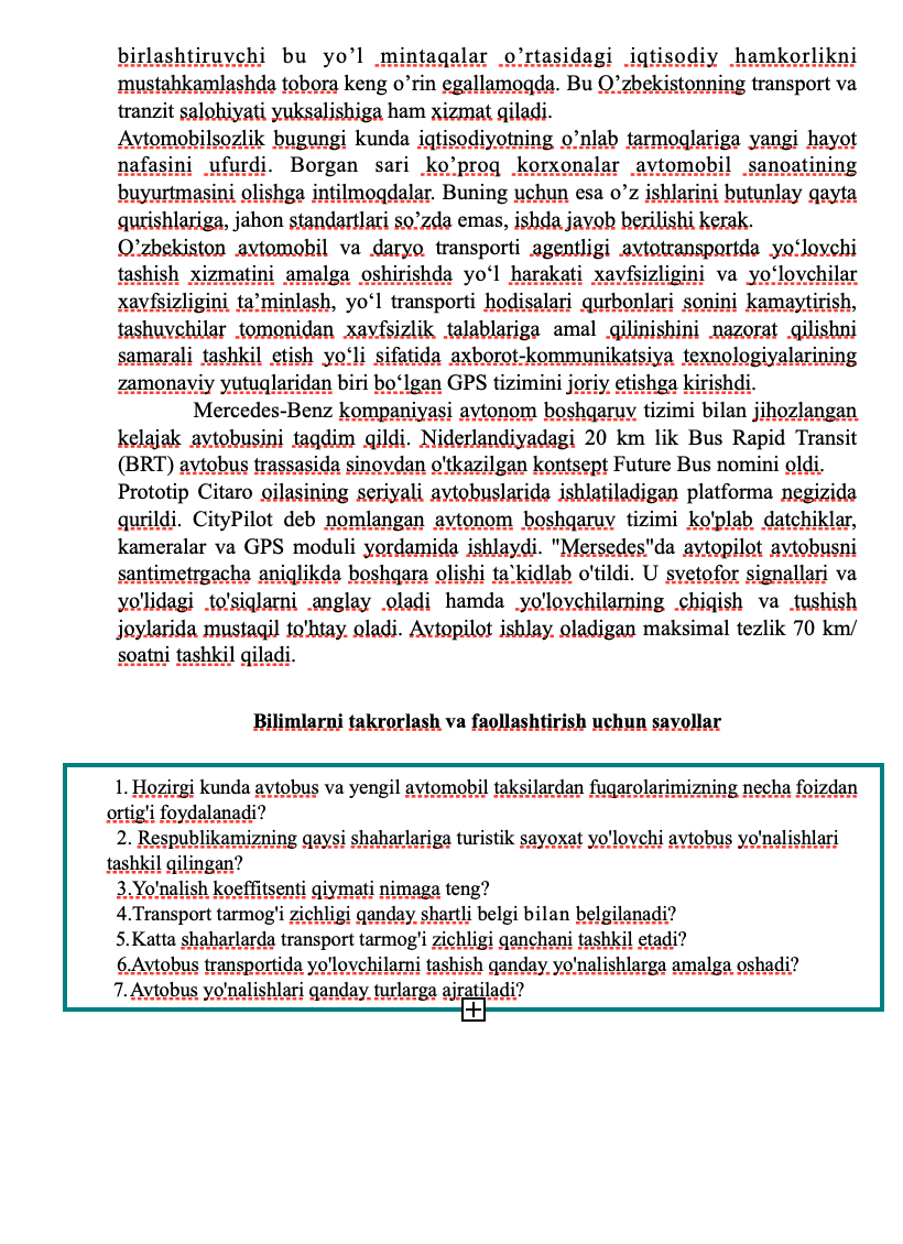 O‘quv mashg‘ulotining o‘qitish texnologiyasi 3