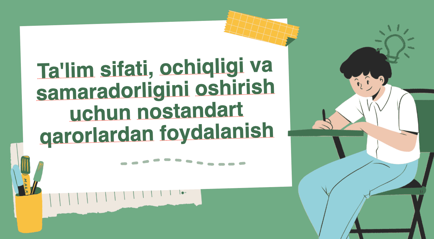Nostandart qarorlar tushunchasi 1