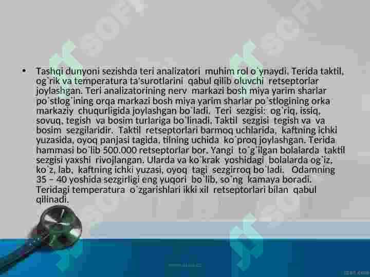 SEZGI ORGANLARI 8