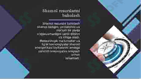 Shamol energiyasi asosolari 4