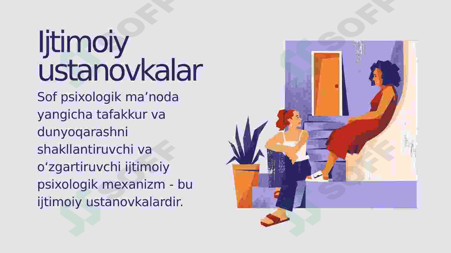Shaxsning ijtimoiy ustanovkalari 3