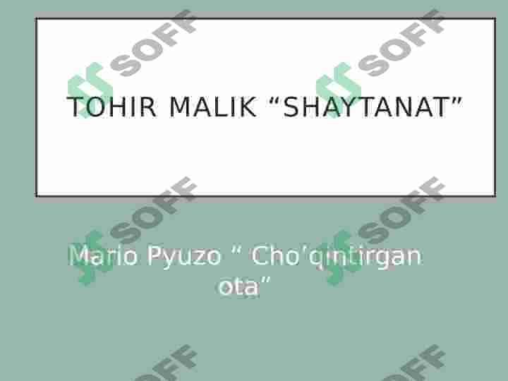 shaytanat asari tahlili 2