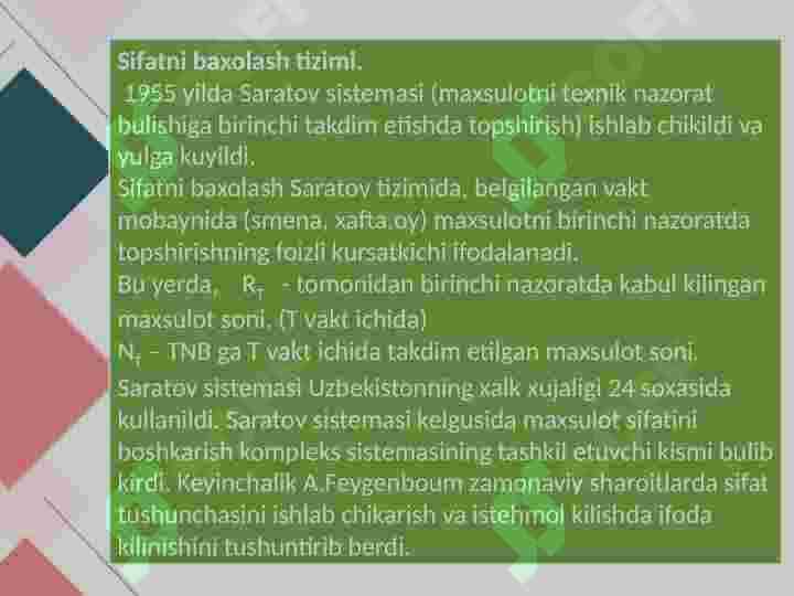 Sifatni boshqarish 5