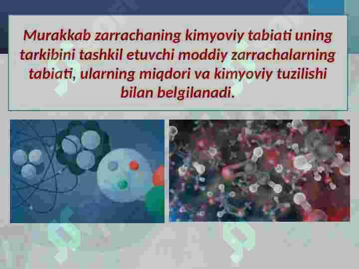 Organik kimyo tarixi. Organik birikmalarning o‘ziga xos xususiyatlari 6