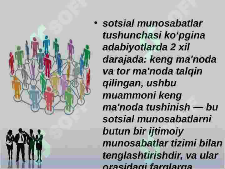 Sotsial munosabatlar 4