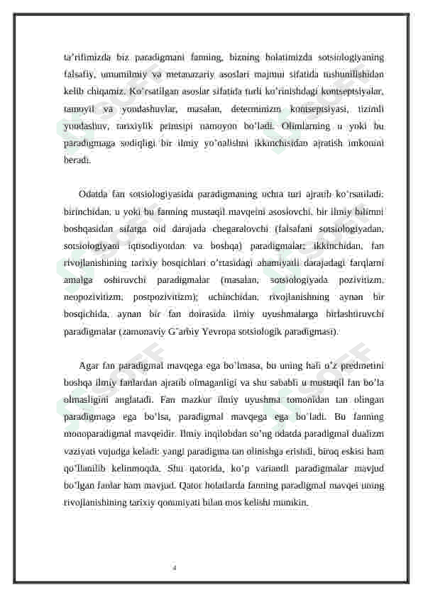 XXI asrdagi sotsiologik paradigmalar 4