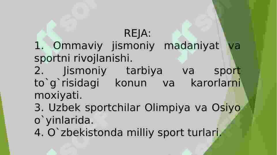 Sport o‘yinlari 2