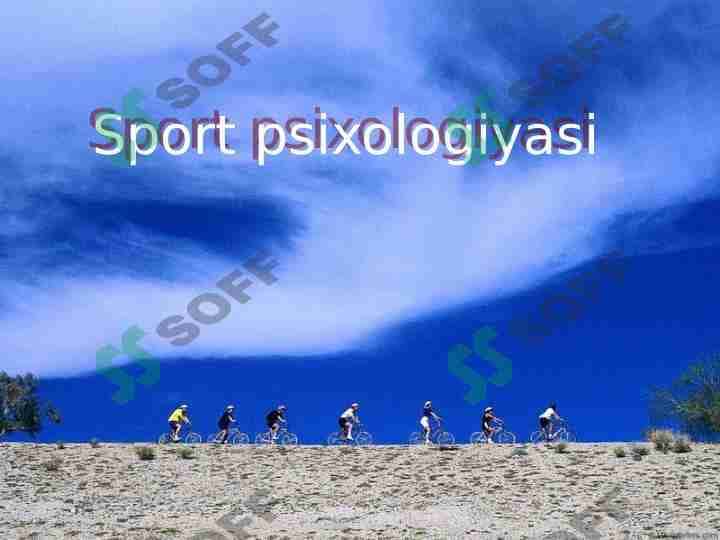 Sport psixologiyasi