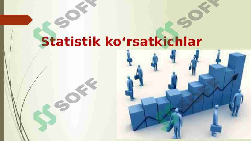 Statistik ko‘rsatkichlar