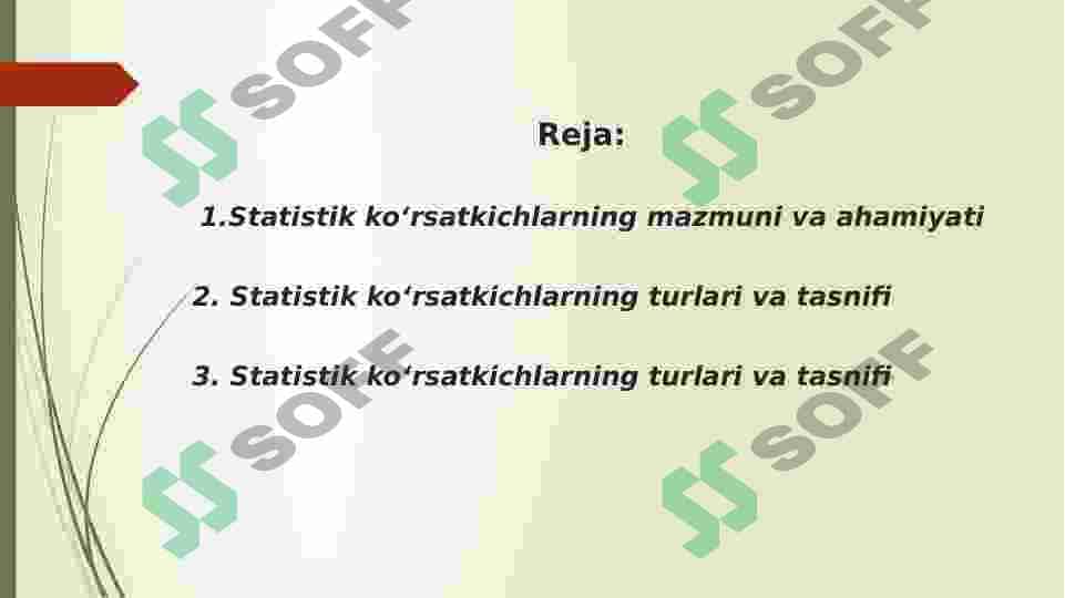 Statistik ko‘rsatkichlar 2