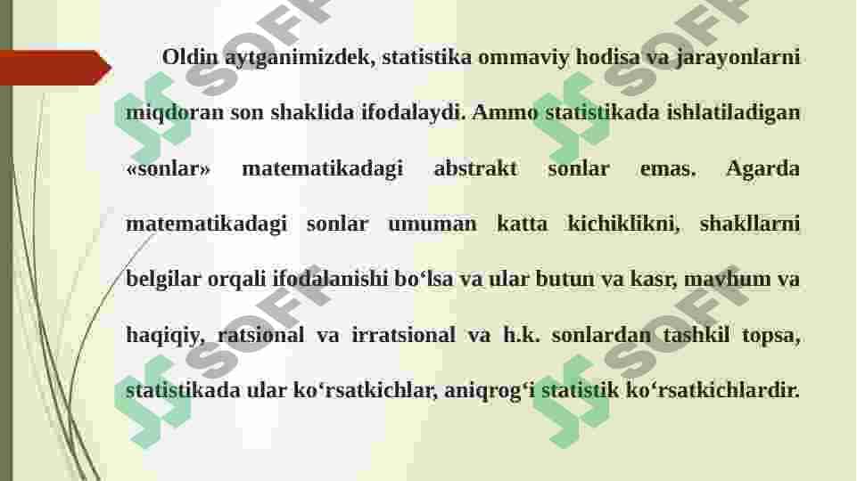 Statistik ko‘rsatkichlar 3