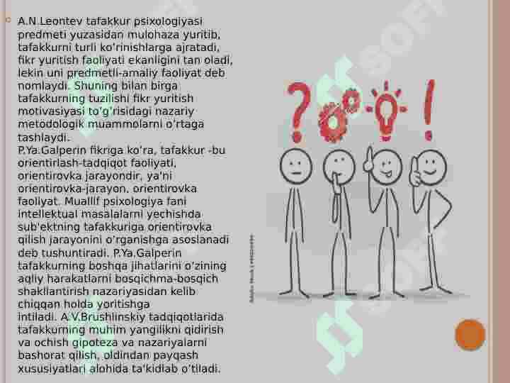 TAFAKKUR. INTELLEKT VA KREATIVLIK 8