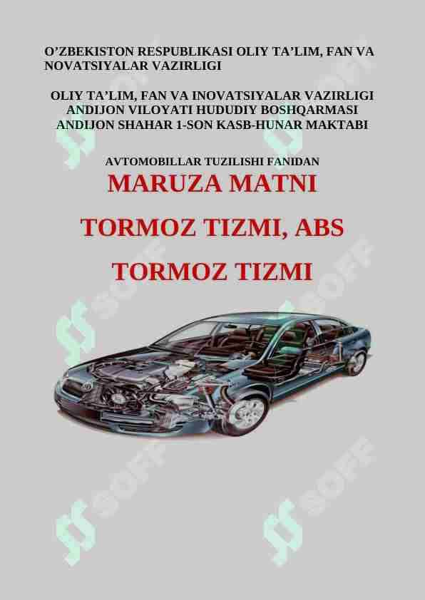 Tormoz tizmi ABS