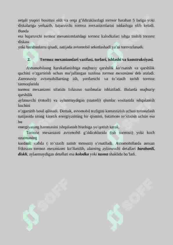 Tormoz tizmi ABS 7