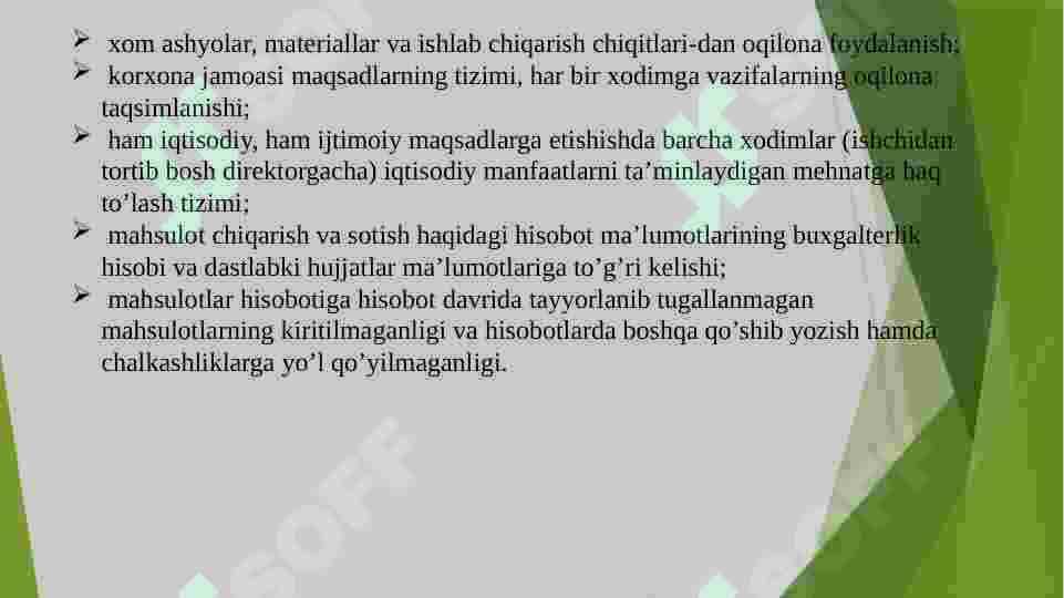 Tahliliy amallar 8